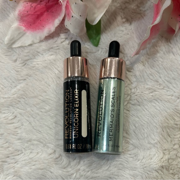 Revolution Other - Revolution Skincare Highlighter Duo in Unicorn Elixir and Mermaid Scales